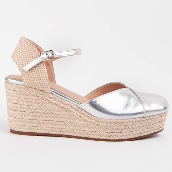 Montevita Espadrille Mit Keilabsatz Balenci3 Silber - Image 1