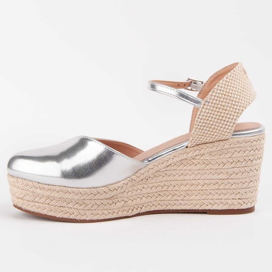 Montevita Espadrille Mit Keilabsatz Balenci3 Silber - Image 4