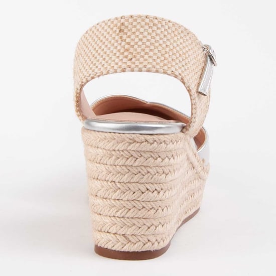 Montevita Espadrille Mit Keilabsatz Balenci3 Silber - Image 5