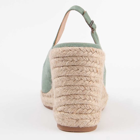 Montevita Espadrille Mit Keilabsatz Balenci7 Grün - Image 5