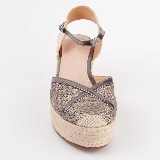 Montevita Espadrille Mit Keilabsatz Balenci9 Grau - Image 3
