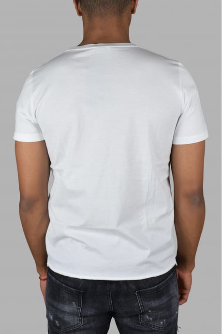 Saint Laurent T-Shirt Rive gauche Weiß - Image 3