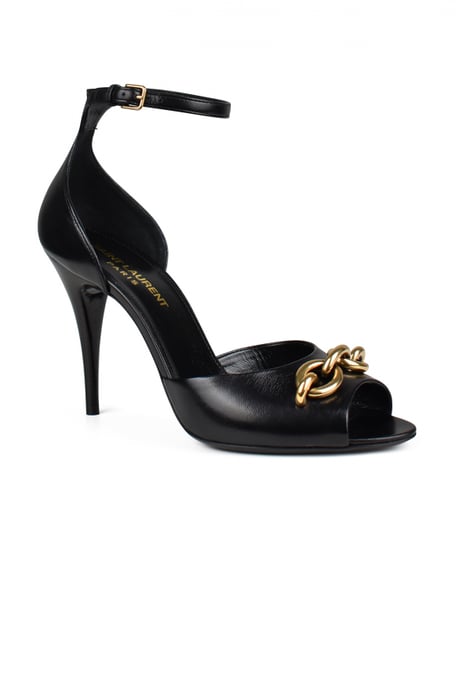 Saint Laurent Sandalen Le Maillon Schwarz - Image 3