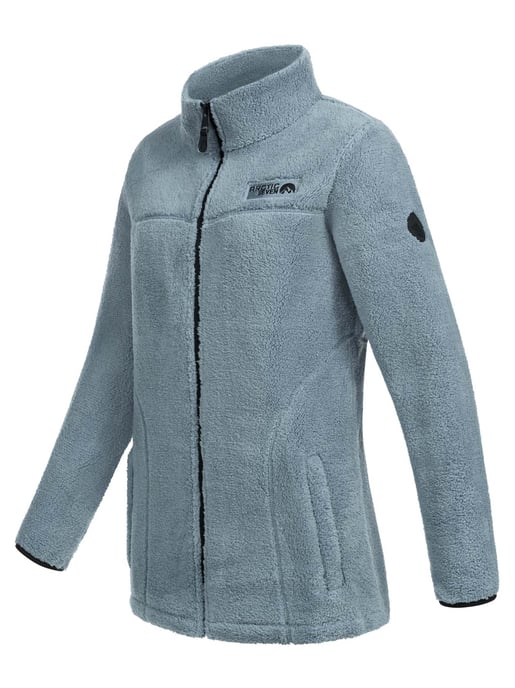 Arctic Seven Damen Sherpa Fleecejacke – Wärmende Outdoorjacke mit Zipper – Dusty Blue - Image 4