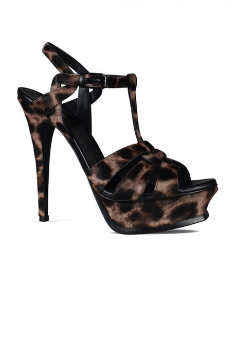 Saint Laurent Tribute Sandalen Braun - Image 3