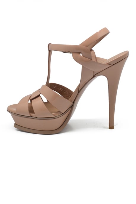 Saint Laurent Tribute Sandalen Rosa - Image 4