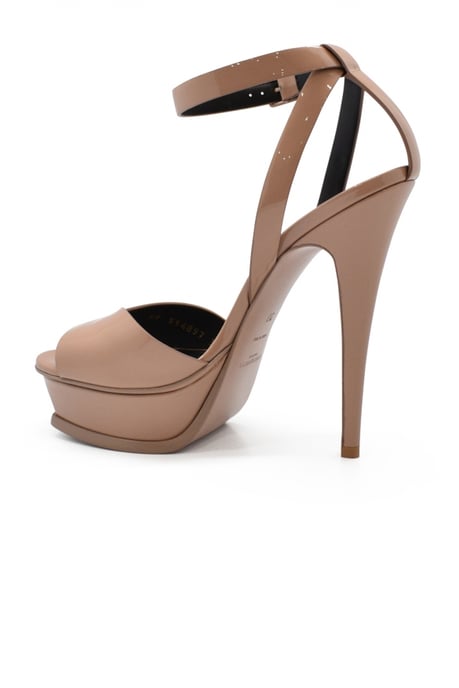 Saint Laurent Tribute Lips Sandalen Rosa - Image 4