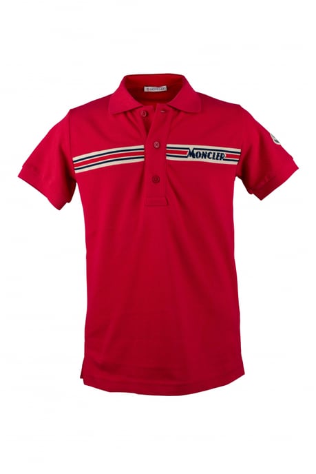 Moncler Poloshirt Rot - Image 1