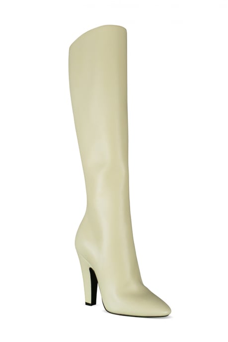 Saint Laurent Stiefel 68 Beige - Image 3