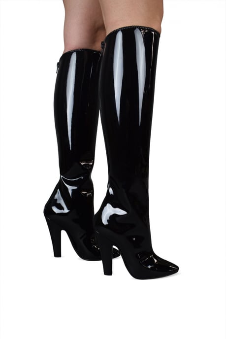 Saint Laurent Stiefel 68 Schwarz - Image 2