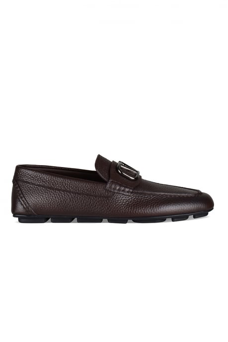 Valentino Garavani Mokassins Vlogo Braun - Image 1