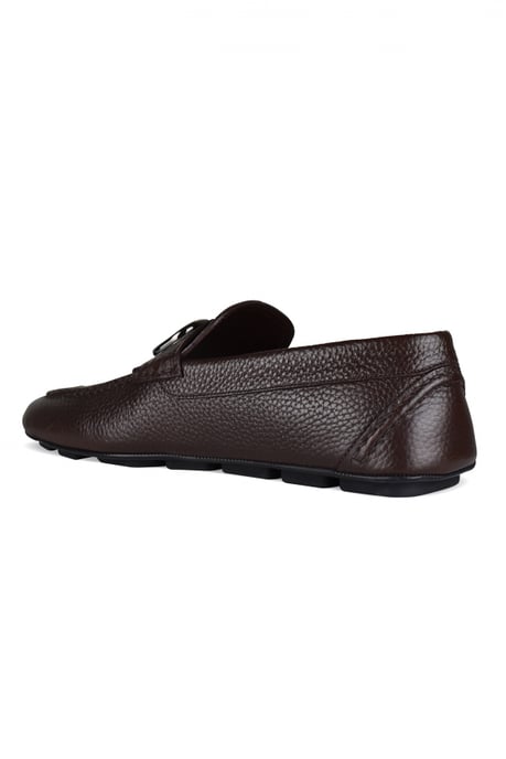 Valentino Garavani Mokassins Vlogo Braun - Image 3