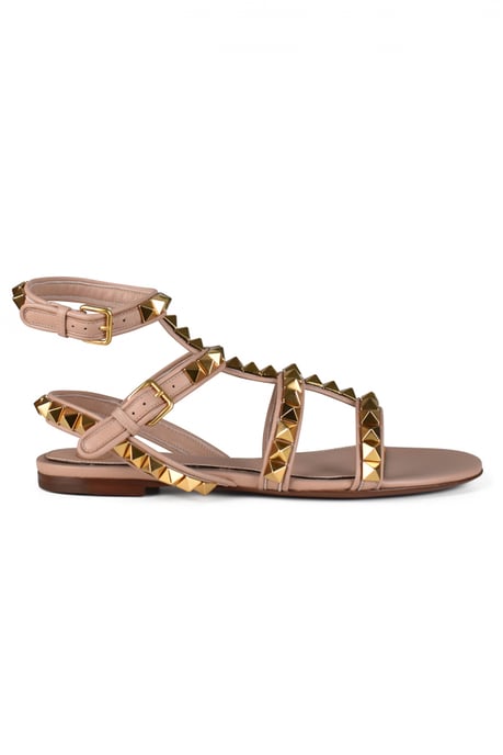 Valentino Garavani Rockstud Sandalen Rosa - Image 1
