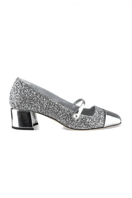 Jimmy Choo Elisa 45 Pumps Silber - Image 1