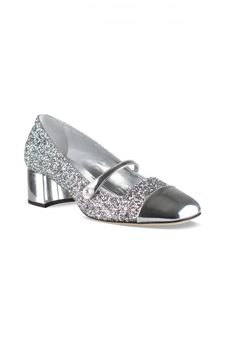 Jimmy Choo Elisa 45 Pumps Silber - Image 2