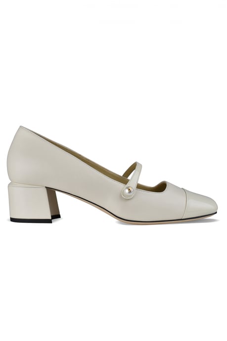 Jimmy Choo Elisa 45 Pumps Weiß - Image 1
