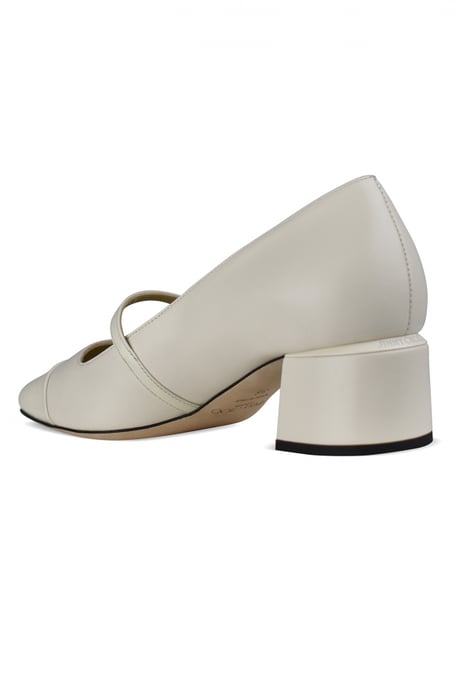 Jimmy Choo Elisa 45 Pumps Weiß - Image 3
