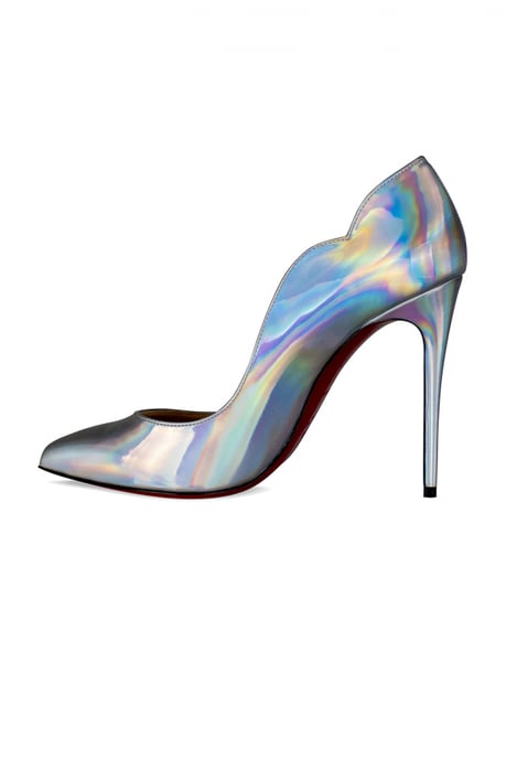 Christian Louboutin Pumps Hot Chick Silber - Image 4