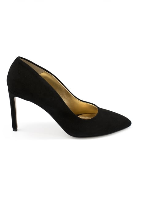 Walter Steiger Wildleder Pumps Schwarz - Image 1