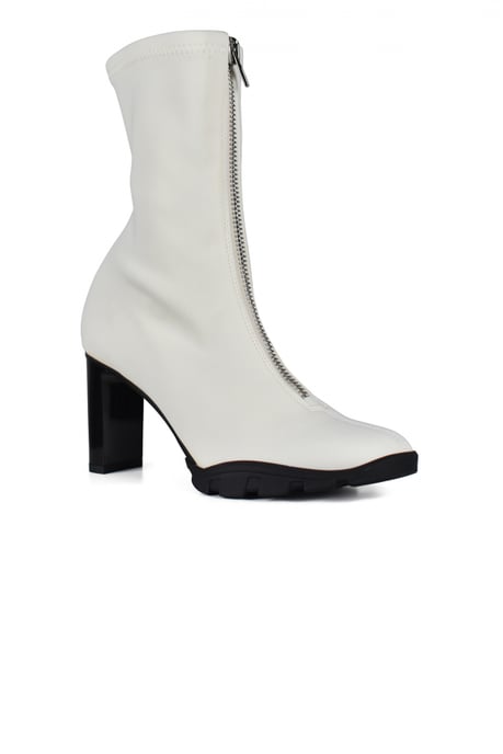 Alexander McQueen Stiefeletten Scuba Weiß - Image 3