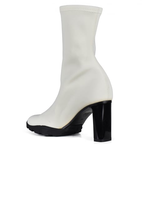 Alexander McQueen Stiefeletten Scuba Weiß - Image 4