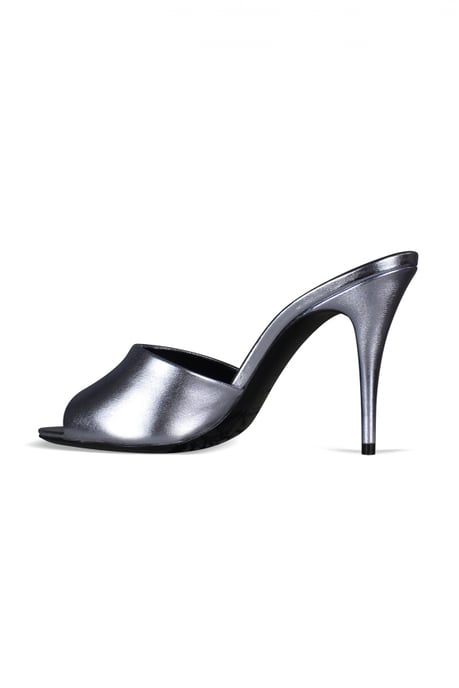 Saint Laurent LA 16 Mules Silber - Image 4