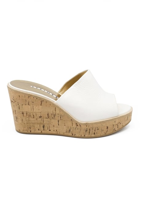 Walter Steiger Mules mit Plateau Weiß - Image 1