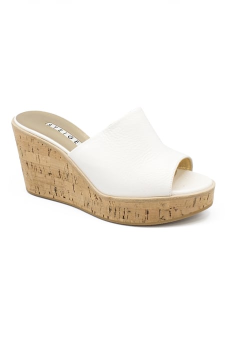 Walter Steiger Mules mit Plateau Weiß - Image 2