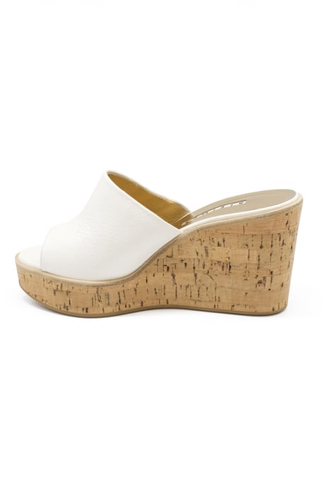 Walter Steiger Mules mit Plateau Weiß - Image 3