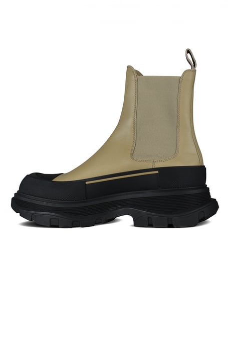 Alexander McQueen Tread Slick Stiefeletten Beige - Image 4