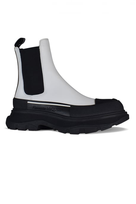 Alexander McQueen Stiefeletten Tread Slick Weiß - Image 3