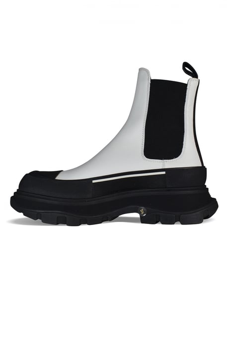 Alexander McQueen Stiefeletten Tread Slick Weiß - Image 4