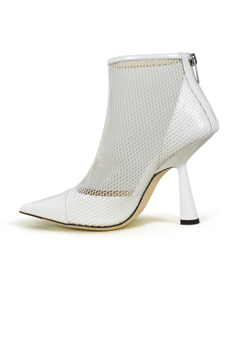 Jimmy Choo Stiefeletten Kix 100 Weiß - Image 4