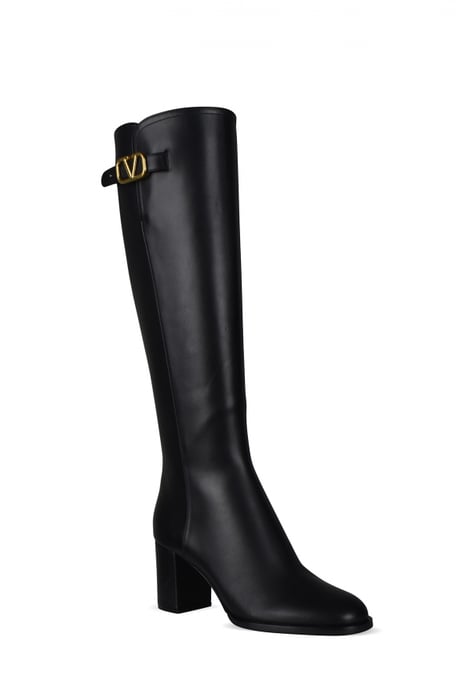Valentino Garavani Stiefel VLogo Schwarz - Image 3