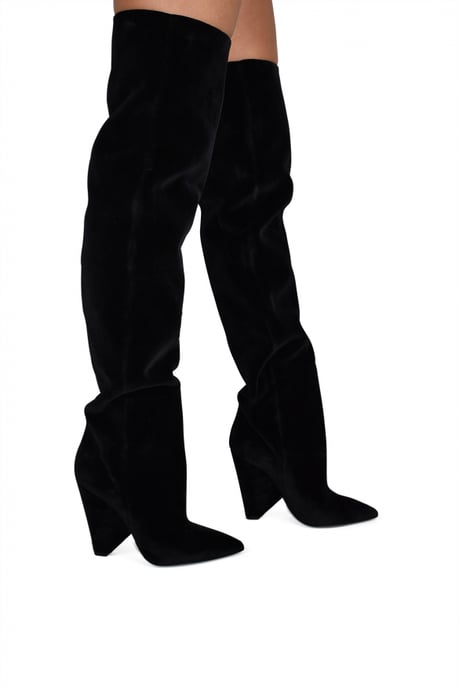 Saint Laurent Niki Stiefel Schwarz - Image 2
