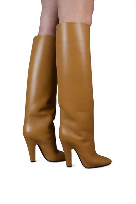 Saint Laurent Stiefel Tubes 68 Kamel - Image 2