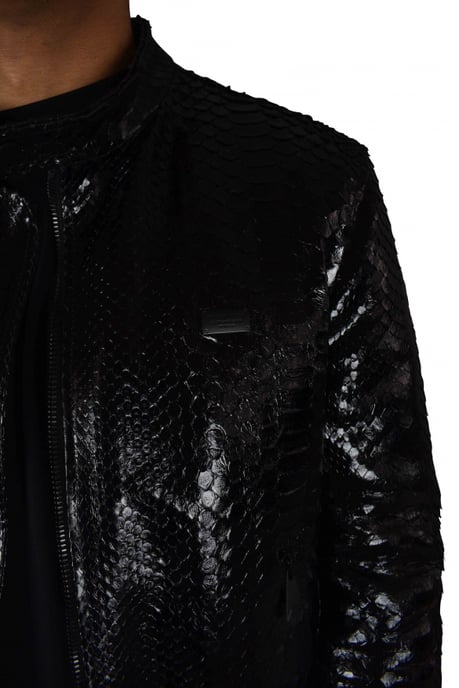 Philipp Plein Biker Jacke Schwarz - Image 3