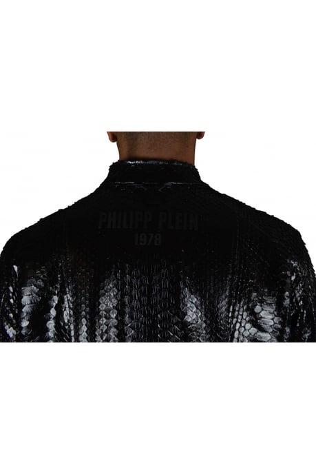 Philipp Plein Biker Jacke Schwarz - Image 5