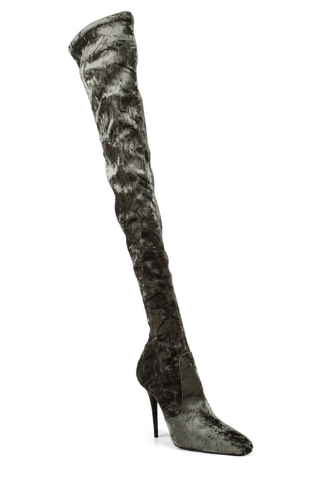 Saint Laurent Talia Oberschenkelhohe Grün - Image 3