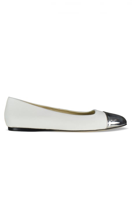 Jimmy Choo WATSON Ballerinas Weiß - Image 1