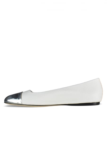 Jimmy Choo WATSON Ballerinas Weiß - Image 4