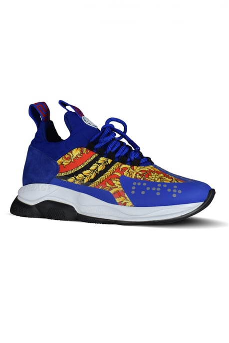 Versace Sneakers Chain Reaction Blau - Image 2