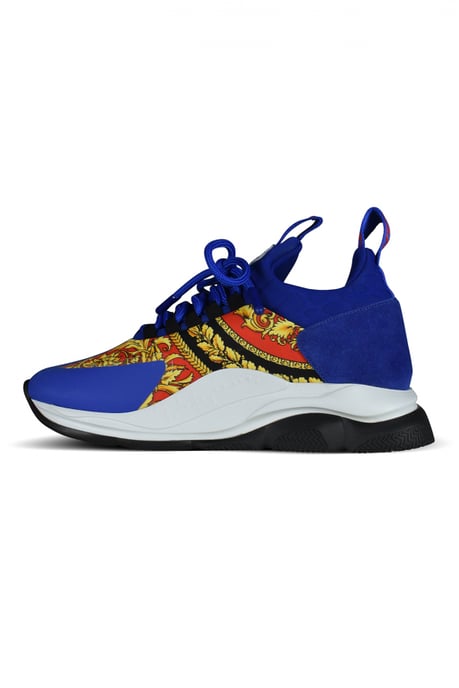 Versace Sneakers Chain Reaction Blau - Image 3