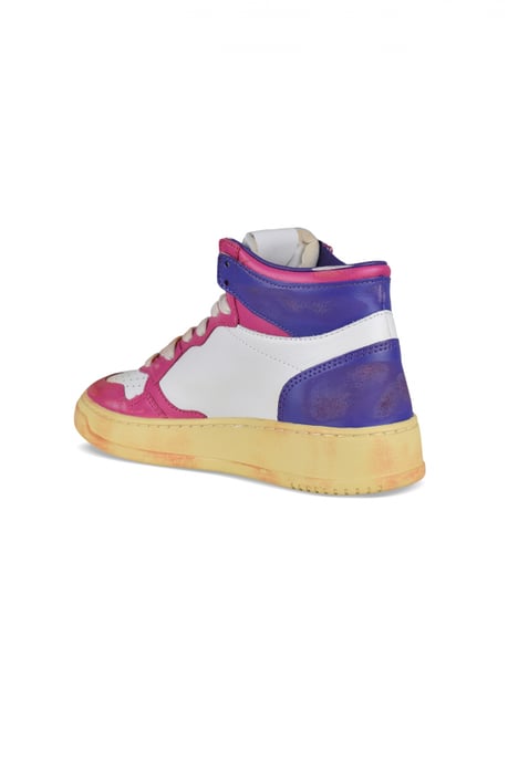 Autry Mid Super Vintage Sneakers Rosa - Image 3