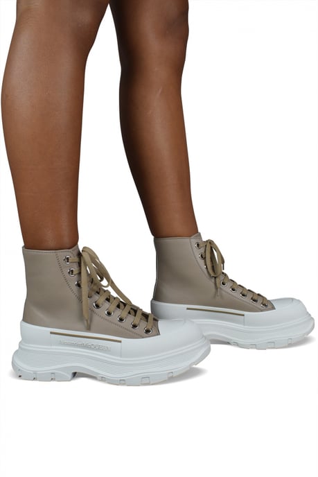 Alexander McQueen Sneakers Tread Slick Beige - Image 2