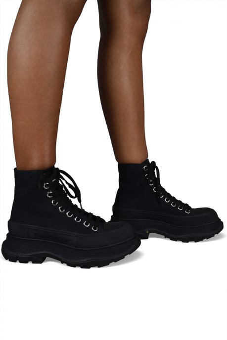 Alexander McQueen Sneakers Tread Slick Schwarz - Image 2