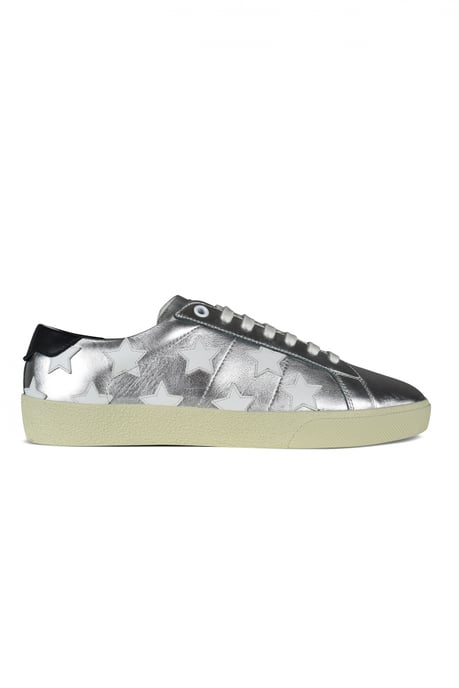 Saint Laurent Court Classic Sneakers Silber - Image 1