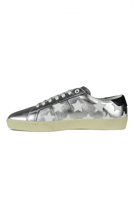 Saint Laurent Court Classic Sneakers Silber - Image 3
