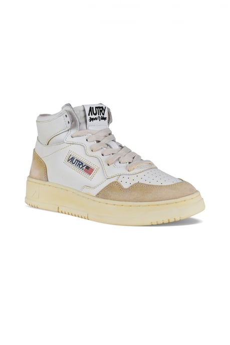 Autry Sneakers Mid Super Vintage Weiß - Image 2