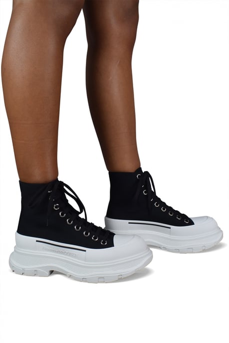 Alexander McQueen Sneakers Tread Slick Schwarz - Image 2